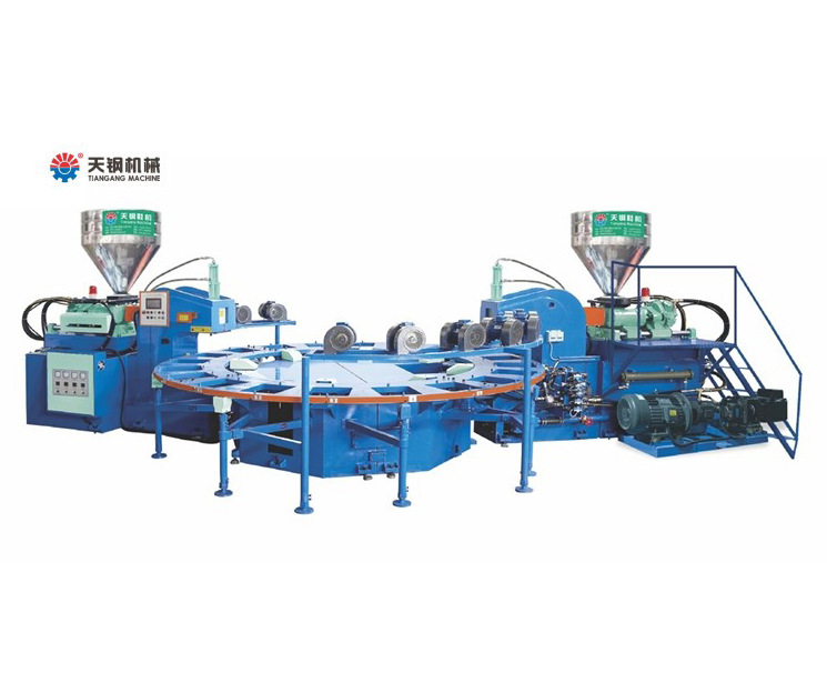 TG-886-3 全自動圓盤式雙色塑膠鞋底注射成型機 圓盤鞋底注塑機